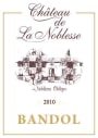 Chateau la Noblesse Bandol Rouge 2010 Front Label