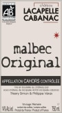 Chateau Lacapelle Cabanac Cahors Original Malbec 2011 Front Label
