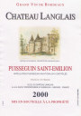 Chateau Langlais  2000 Front Label