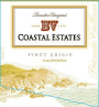 Beaulieu Vineyard BV Coastal Estates Pinot Grigio 2008 Front Label