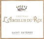 Chateau L'Argilus du Roi Saint-Estephe 2013 Front Label