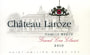 Chateau Laroze  2010 Front Label