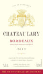 Chateau Lary Bordeaux 2012 Front Label
