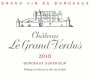Chateau Le Grand Verdus Bordeaux Superieur 2010 Front Label