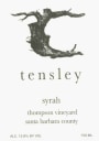 Tensley Thompson Vineyard Syrah 2003 Front Label