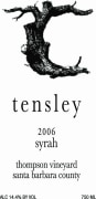 Tensley Thompson Vineyard Syrah 2006 Front Label