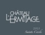 Chateau L'Ermitage Costieres de Nimes Sainte Cecile Rouge 2013 Front Label