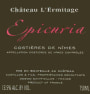 Chateau L'Ermitage Costieres de Nimes Epicuria 2003 Front Label