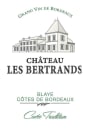 Chateau Les Bertrands Cotes de Bordeaux Blaye Cuvee Tradition Blanc 2014 Front Label