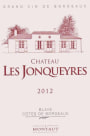 Chateau Les Jonqueyres Cotes de Bordeaux Blaye 2012 Front Label