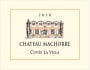 Chateau Macchore Bordeaux Cuvee La Villa Superieur 2010 Front Label