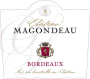 Chateau Magondeau Bordeaux 2015 Front Label