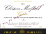 Chateau Maillard Graves 2011 Front Label