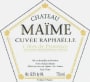 Chateau Maime Cotes de Provence Cuvee Raphaelle 2005 Front Label