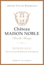 Chateau Maison Noble Saint Martin Bordeaux 2012 Front Label