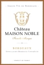 Chateau Maison Noble Saint Martin Bordeaux 2008 Front Label