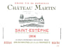 Chateau Martin Saint-Estephe 2006 Front Label