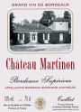 Chateau Martinon Bordeaux Superieur 2013 Front Label