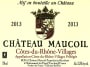 Chateau Maucoil Cotes du Rhone Villages 2013 Front Label