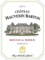 Chateau Mauvesin Barton  2011 Front Label