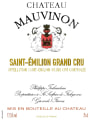 Chateau Mauvinon Saint-Emilion Grand Cru 2008 Front Label