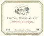 Chateau Mayne Vallet Cotes de Blaye Premiers 2007 Front Label