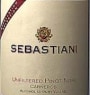 Sebastiani Carneros Pinot Noir 1998 Front Label