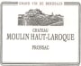 Chateau Moulin Haut Laroque Fronsac 2008 Front Label