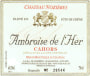 Chateau Nozieres Ambroise de l'Her 2008 Front Label