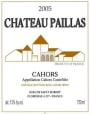 Chateau Paillas Cahors 2005 Front Label