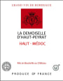 Chateau Peyrat-Fourthon La Demoiselle d'Haut-Peyrat 2013 Front Label