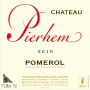 Chateau Pierhem  2010 Front Label