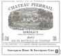 Chateau Pierrail Bordeaux Blanc 2008 Front Label