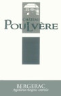 Chateau Poulvere Bergerac Rouge 2014 Front Label