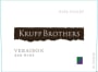 Krupp Brothers Estates Veraison Red 2013 Front Label