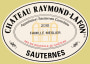 Chateau Raymond-Lafon Sauternes 2010 Front Label