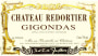 Chateau Redortier Gigondas 2003 Front Label