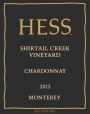 Hess Shirtail Creek Vineyard Chardonnay 2012 Front Label