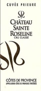 Chateau Sainte-Roseline Cotes de Provence Cuvee Prieure Cru Classe Rouge 2012 Front Label