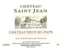 Chateau Saint-Jean - Chateauneuf-du-Pape Rhone 2010 Front Label