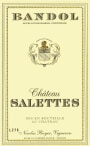 Chateau de Salettes Bandol Rouge 2013 Front Label