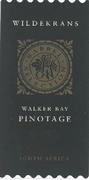 Wildekrans Pinotage Walker Bay Barrel Select 1999 Front Label