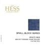 Hess Small Block Series Pinot Gris 2015 Front Label