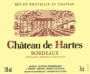 Chateau de Hartes  2010 Front Label