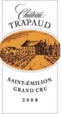 Chateau Trapaud Saint-Emilion Grand Cru 2008 Front Label
