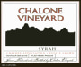 Chalone Estate Grown Syrah 2004  Front Label