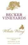 Becker Vineyards  White Wing 2014 Front Label