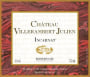 Chateau Villerambert-Julien Minervois Incarnat 2014 Front Label