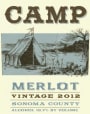 Camp Merlot 2012 Front Label