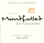 Chateaux Solidaires Chateau Montfollet Le Valentin 2010 Front Label